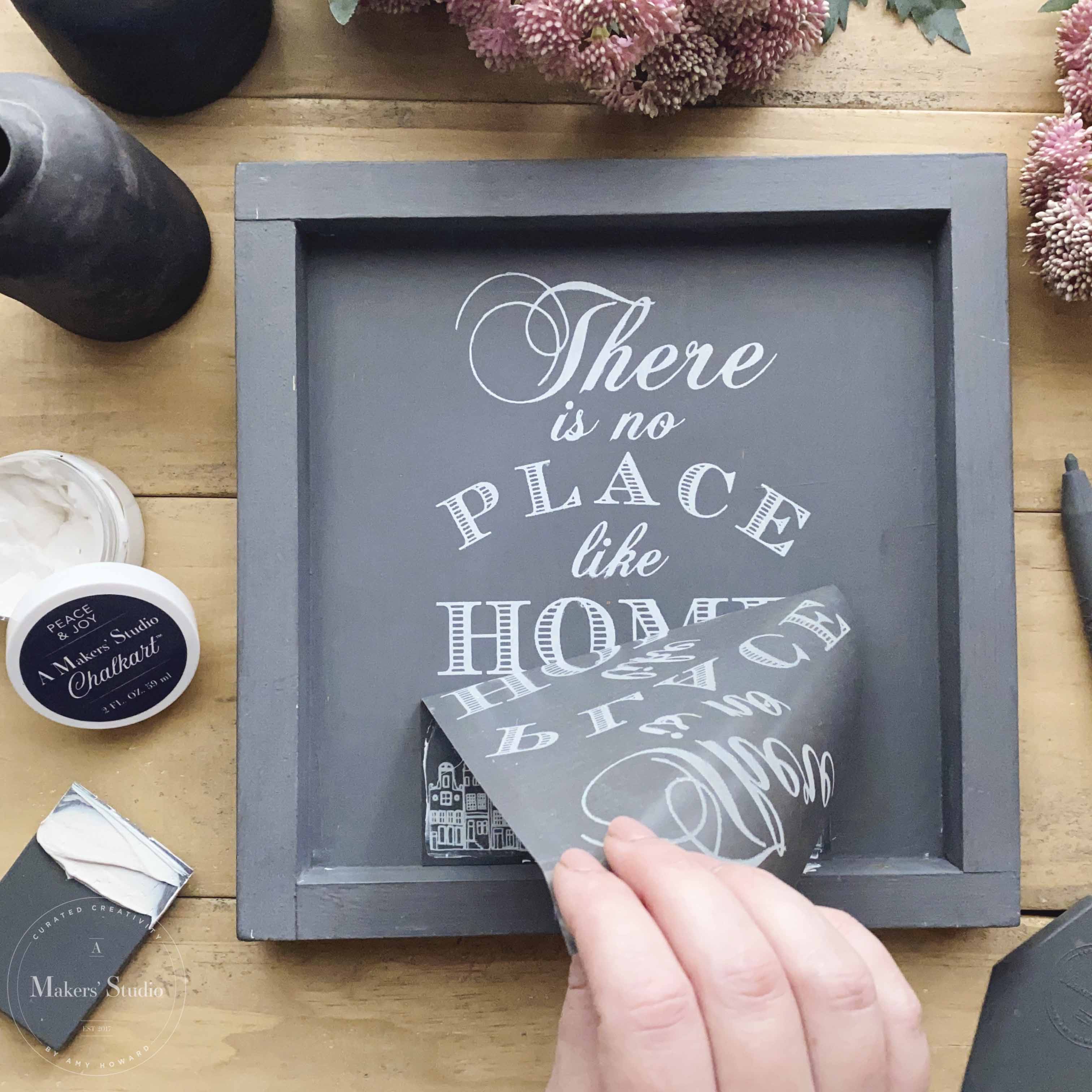 No Place Like Home - Mesh Stencil 5.5 x 8.5