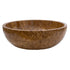 Noce Brown Travertine Natural Stone Undermount Vessel Sink Filled and Polished (D)16" (H)6"