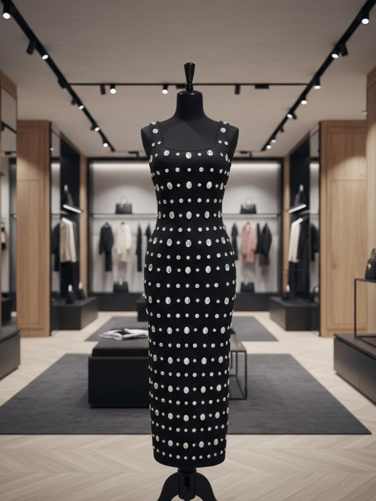 Noir Crystal Column • UPPER EAST New Collection BYMANYC ® New York