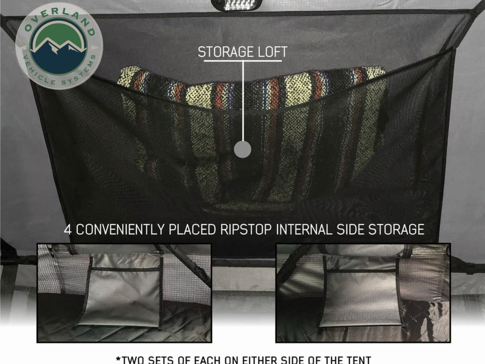 Overland Vehicle Systems Nomadic 4 Roof Top Tent - 4 Person