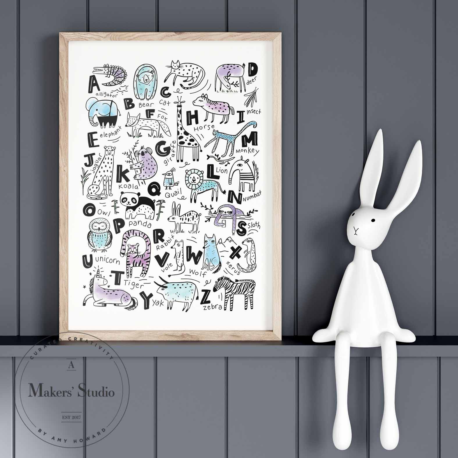 Nordic Alphabet - Mesh Stencil 8.5x11