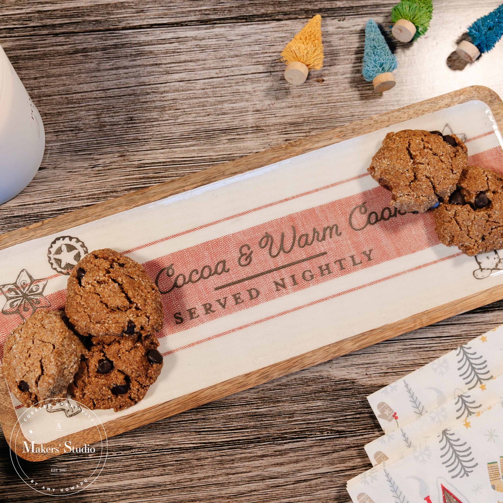 North Pole Bed & Breakfast - Mesh Stencil 18x12