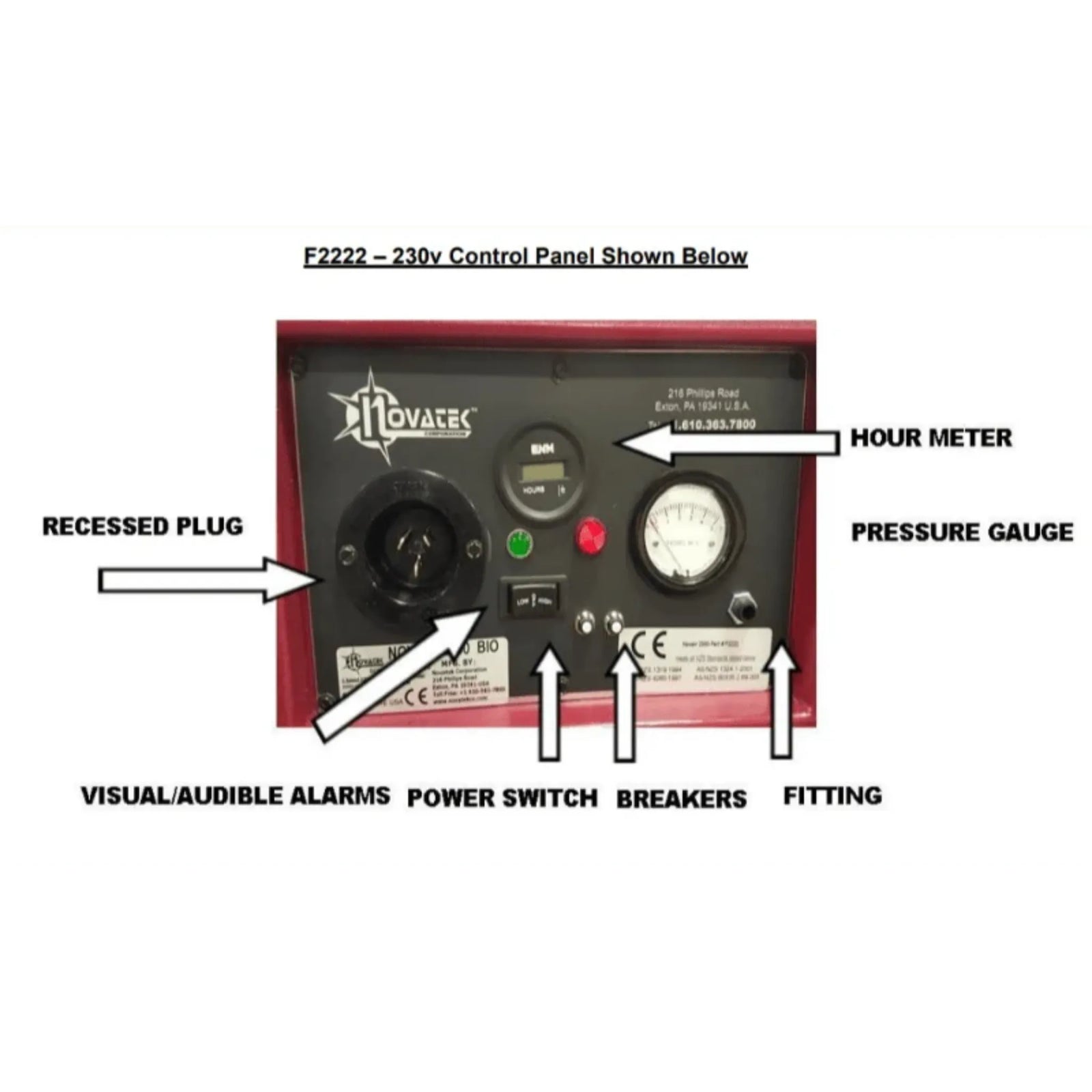 Novatek Novair 2000-BIO Air Scrubber & Negative Air Machine