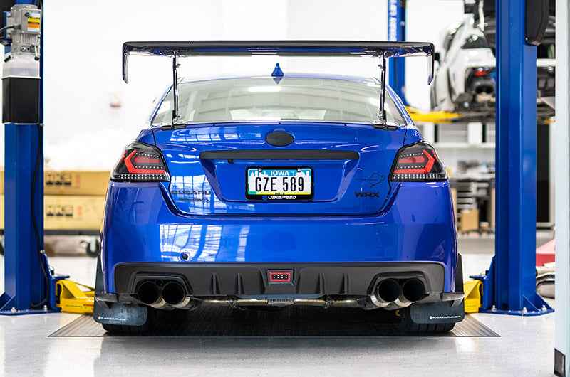 OLM Evolution Tail Lights (Clear Lens, Black Base, Red Bar) - 2015-2021 WRX / STI