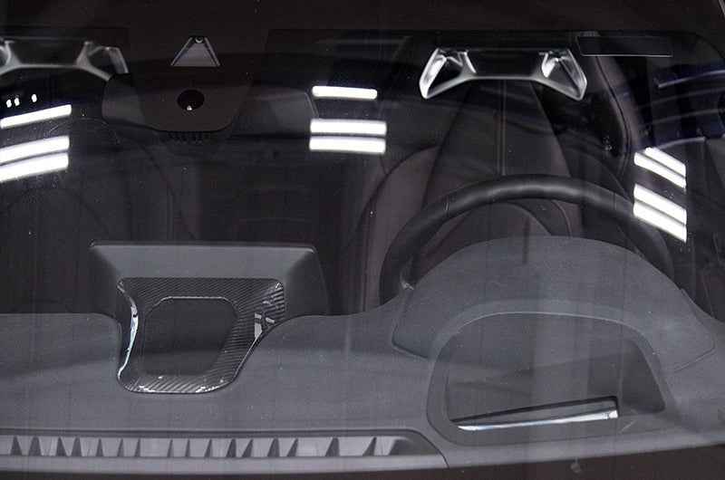 OLM LE Carbon Fiber Center Speaker Cover - 2020 Supra