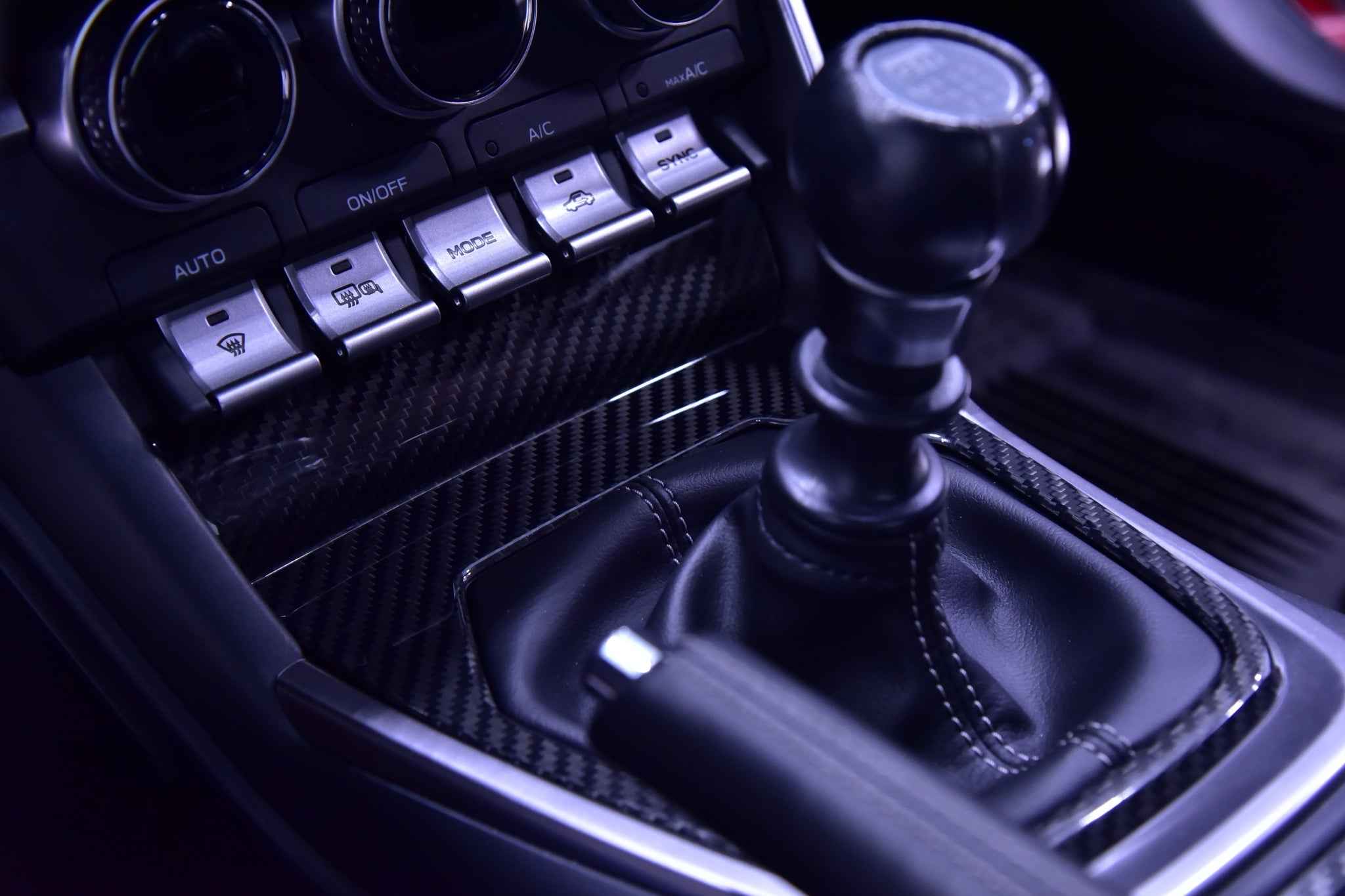 OLM LE Dry Carbon Fiber Shift Panel Trim (MT) - 2022+ BRZ/86