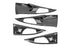OLM LE Carbon Fiber Interior Door Handle Trim Covers (Full Set) - 2016 - 21 Honda Civic / 2017-21 Honda Civic Type R