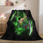 ONE PIECE Cosplay Soft Flannel Fleece Throw Blanket