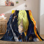 ONE PIECE Cosplay Soft Flannel Fleece Throw Blanket