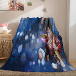 ONE PIECE Cosplay Soft Flannel Fleece Throw Blanket