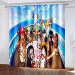 ONE PIECE Curtains Blackout Window Drapes