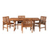 Vincent 5-Piece Extendable Outdoor Patio Dining Set