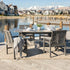 Vincent 5-Piece Extendable Outdoor Patio Dining Set