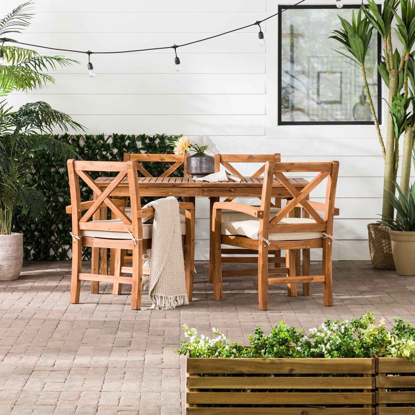 5-Piece Crosswinds Outdoor Dining Set