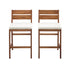 Acacia Wood Counter Stools, Set of 2
