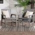 Vincent Patio Wood Chairs, Set of 2