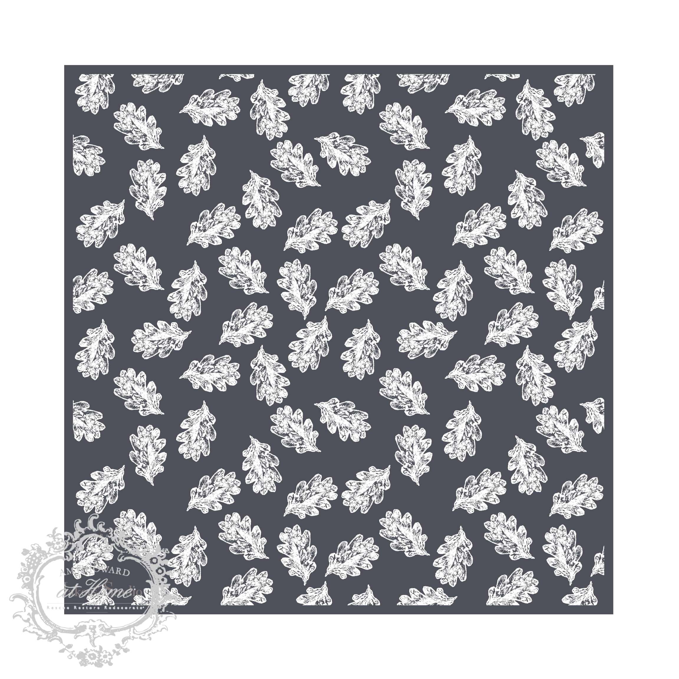 Oak Leaf Pattern - Mesh Stencil 12x12