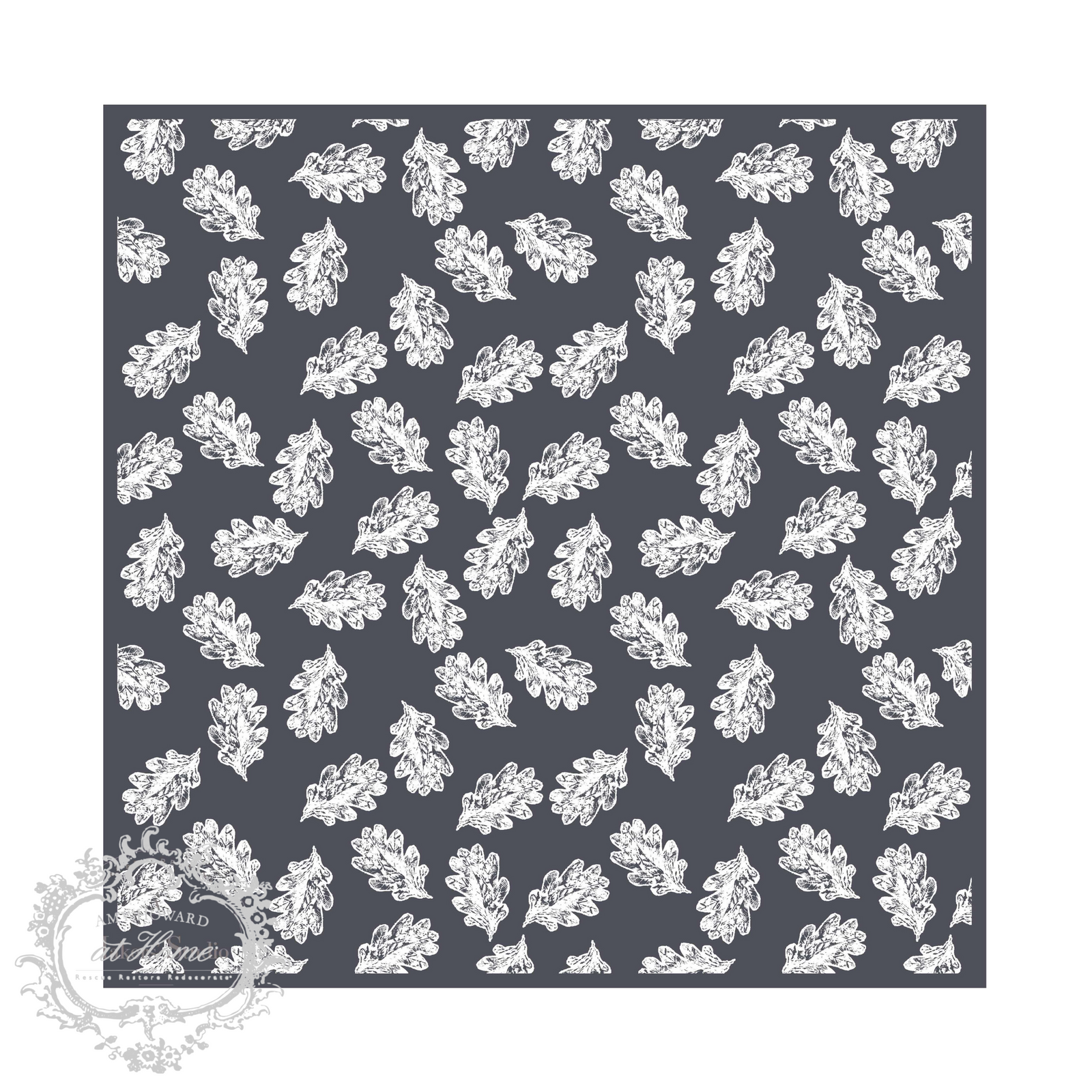 Oak Leaf Pattern - Mesh Stencil 12x12