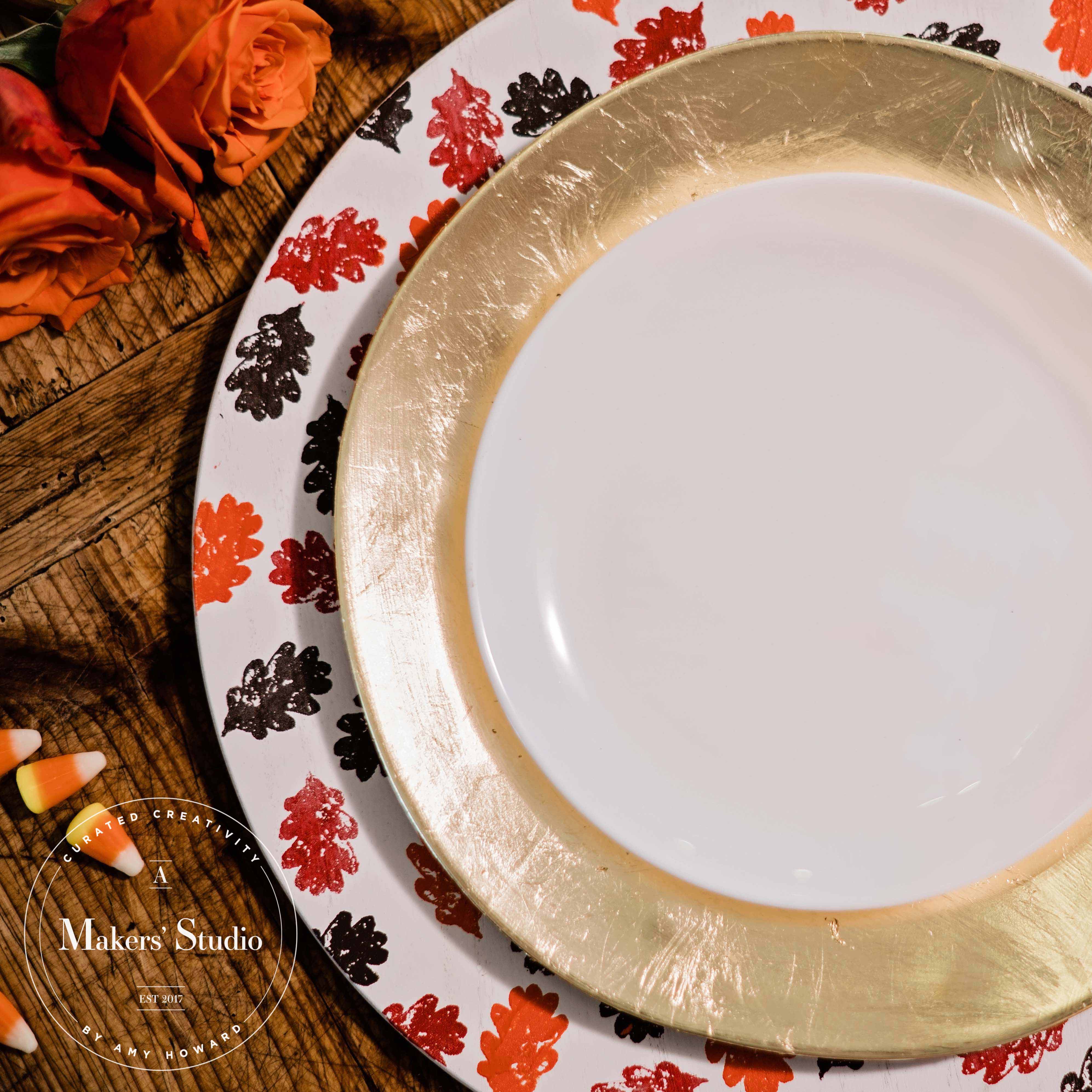 Oak Leaf Pattern - Mesh Stencil 12x12