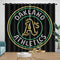 Oakland Athletics Curtains Blackout Window Drapes Room Decoration