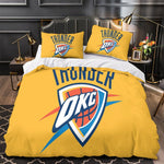Oklahoma City Thunder Bedding Set Duvet Cover Without Filler