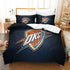 Oklahoma City Thunder Bedding Set Duvet Cover Without Filler