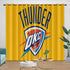 Oklahoma City Thunder Curtains Blackout Window Drapes Room Decoration
