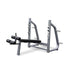 Olympic Decline Bench - Muscle D Fitness - 11 Gauge Steel - Commercial Upholstery - Weight Storage Pegs