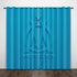 Olympique de Marseille Curtains Pattern Blackout Window Drapes