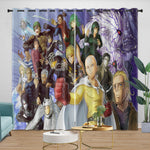 One-Punch Man Curtains Blackout Window Drapes Room Decoration