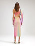 One-Shoulder Slit Dress with Cinched Waist For Women, Upper East Side, BYMANYC New York.