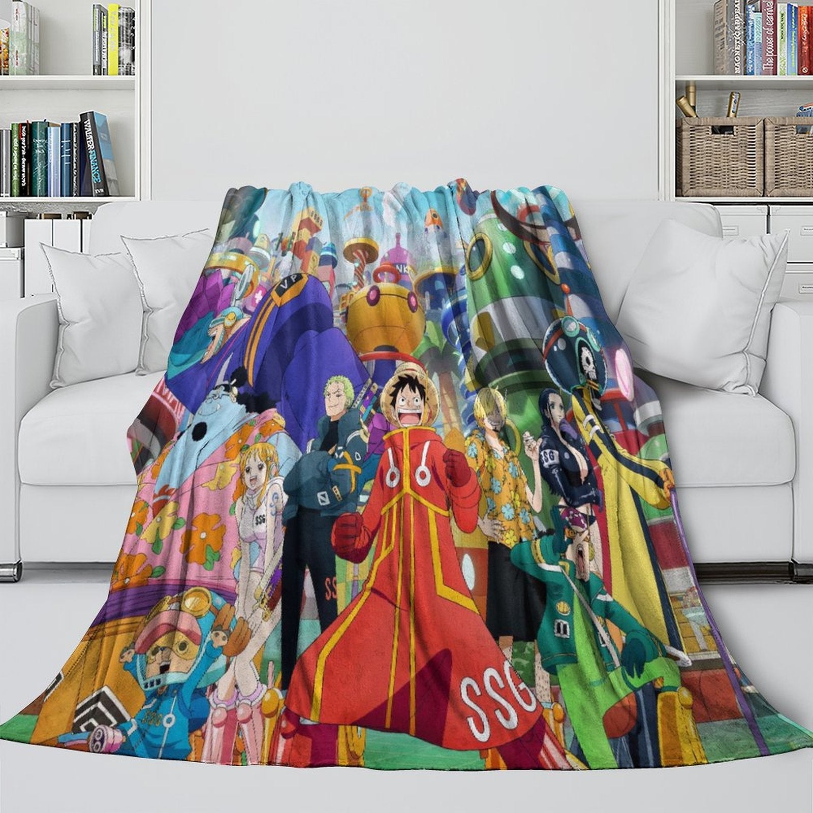 One Piece Blanket Flannel Fleece Throw Room Decoration