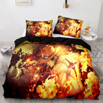 One Piece Cosplay Bedding Sets Quilt Covers Without Filler