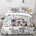 One Piece Cosplay Bedding Sets Quilt Covers Without Filler