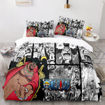 One Piece Cosplay Bedding Sets Quilt Covers Without Filler