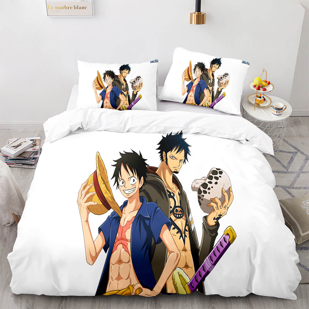 One Piece Cosplay Bedding Sets Quilt Covers Without Filler