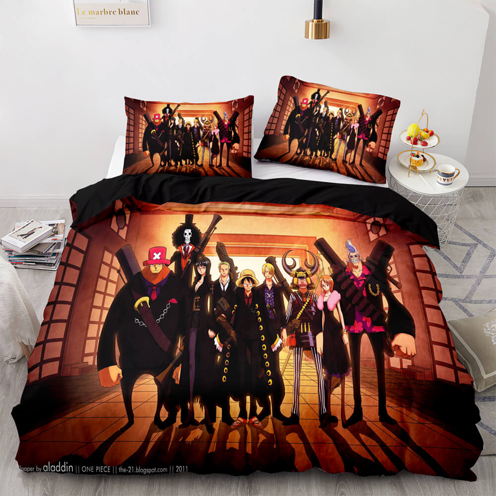 One Piece Cosplay Bedding Sets Quilt Covers Without Filler