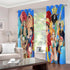 One Piece Curtains 2 Panels Blackout Window Drapes for Room Decoration