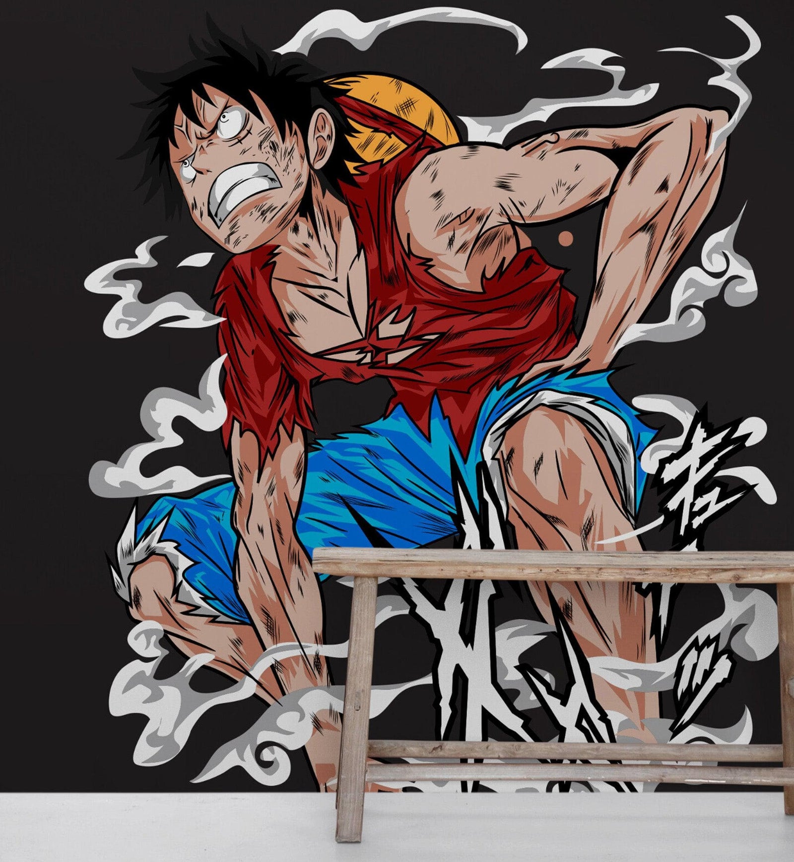 Straw Hat Pirate Anime Wall Mural Wallpaper. #A1004