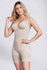 SHAPERLOVE Open Bust Thermal Short Body Shaper