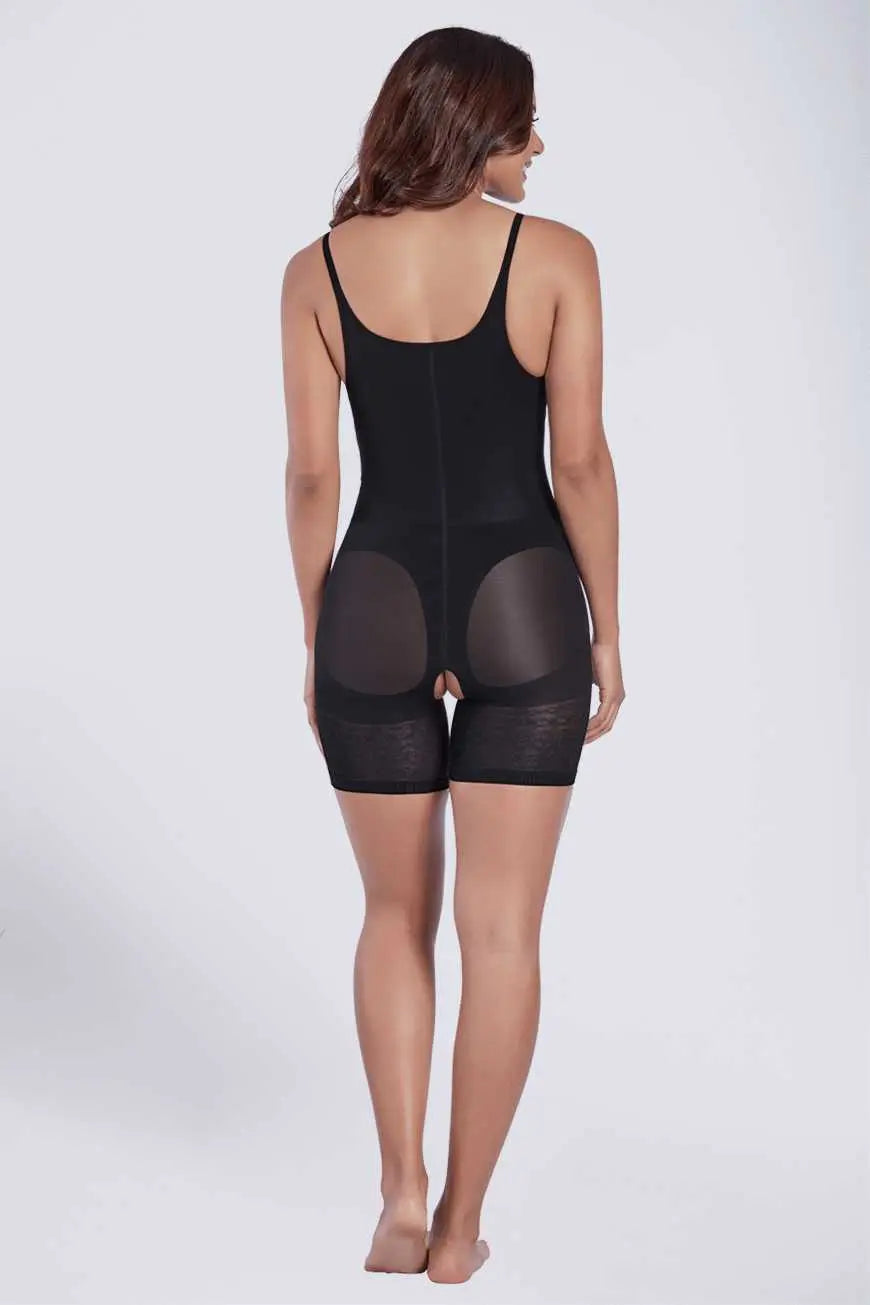SHAPERLOVE Open Bust Thermal Short Body Shaper