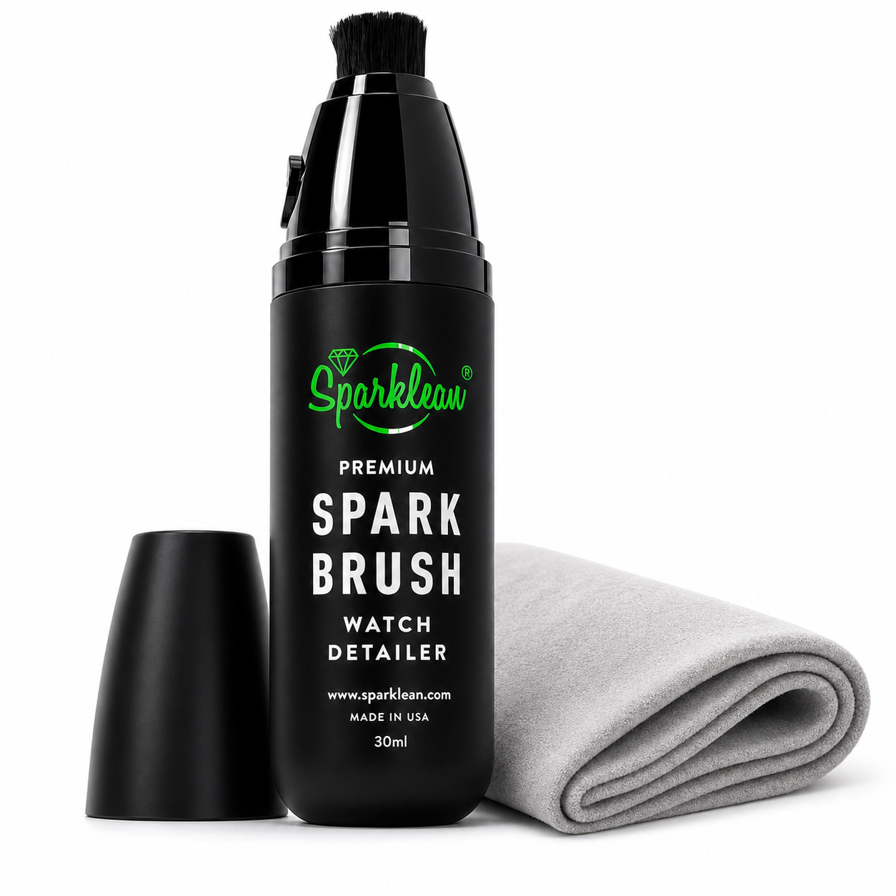 SparkBrush Soft-Bristle Gentle on All Metals, Jewelry, & Watches
