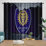 Orlando City SC Curtains Blackout Window Drapes Room Decoration
