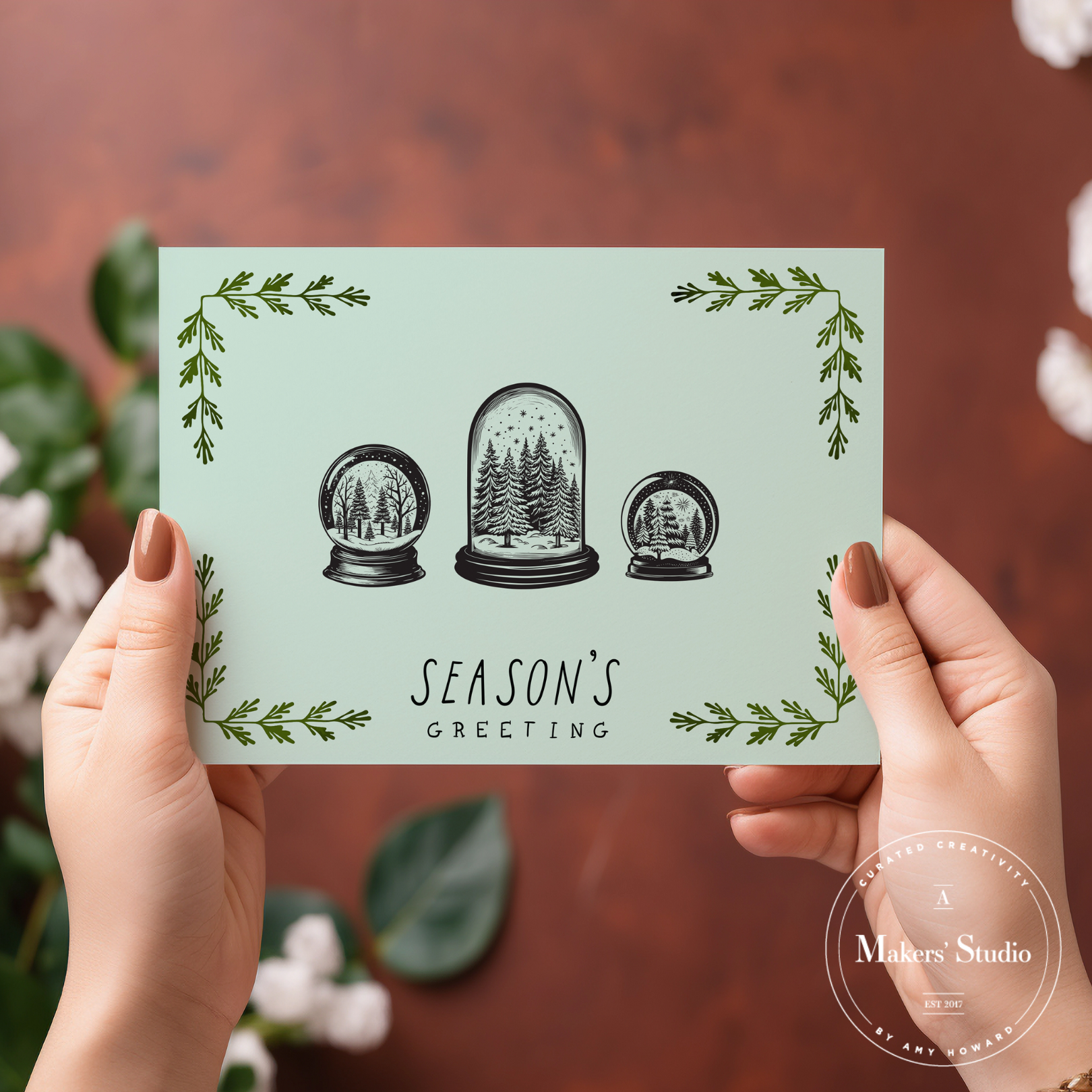 Christmas Ornaments - Mesh Stencil 12x12