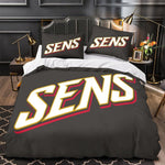 Ottawa Senators Bedding Set Quilt Duvet Cover Without Filler