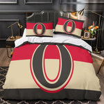 Ottawa Senators Bedding Set Quilt Duvet Cover Without Filler
