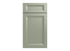 36 Inch Sage Green Full Height Door Bathroom Vanity Sink Base