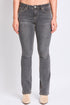 Women's Mid Rise Heavy Stitch Embroidered Bootcut Jeans