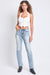Women's Mid Rise Clean Hem Premium Stitch Bootcut Jeans
