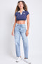 Women's Rigid Detailed Barrel Jeans